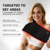 Red Light Therapy for Body Infrared Light Therapy for Shoulder Waist Muscle Upgraded 3 in 1 Led Beads 660nm Red Light &amp 850nm Near Infrared Light Therapy Belt