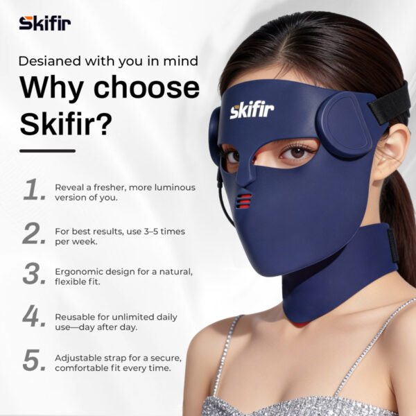 4 New Manufacturer LED Facial Mask 4D Red Light Therapy Face 460nm 630nm 520nm 850nm Red Light Therapy Mask