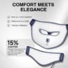 6 New Manufacturer LED Facial Mask 4D Red Light Therapy Face 460nm 630nm 520nm 850nm Red Light Therapy Mask