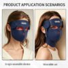 8 New Manufacturer LED Facial Mask 4D Red Light Therapy Face 460nm 630nm 520nm 850nm Red Light Therapy Mask